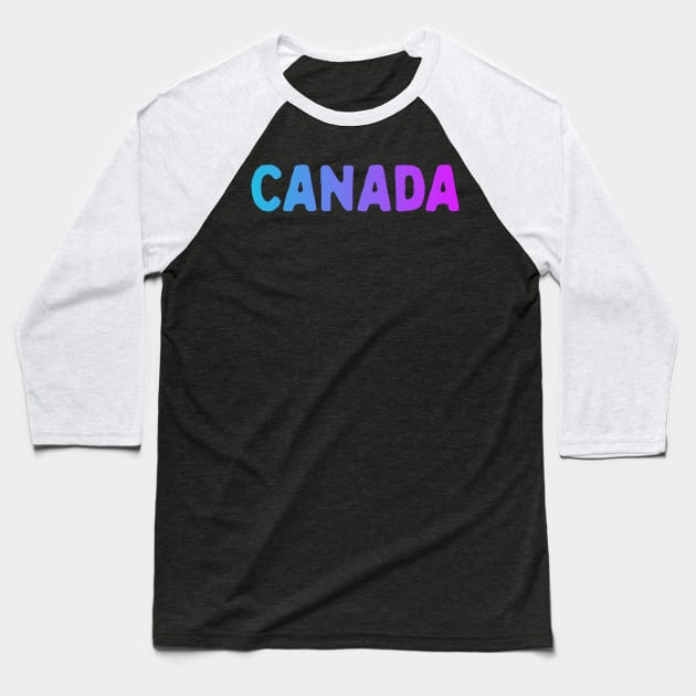 Canada Baseball T-Shirt by Canada Cities